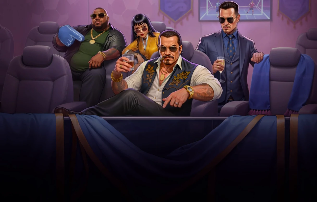 Ekipa Mafia Casino leci prywatnym odrzutowcem – grafika premii dla osób typujących mecze